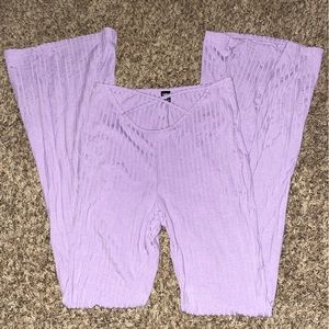 Purple Flare Pants